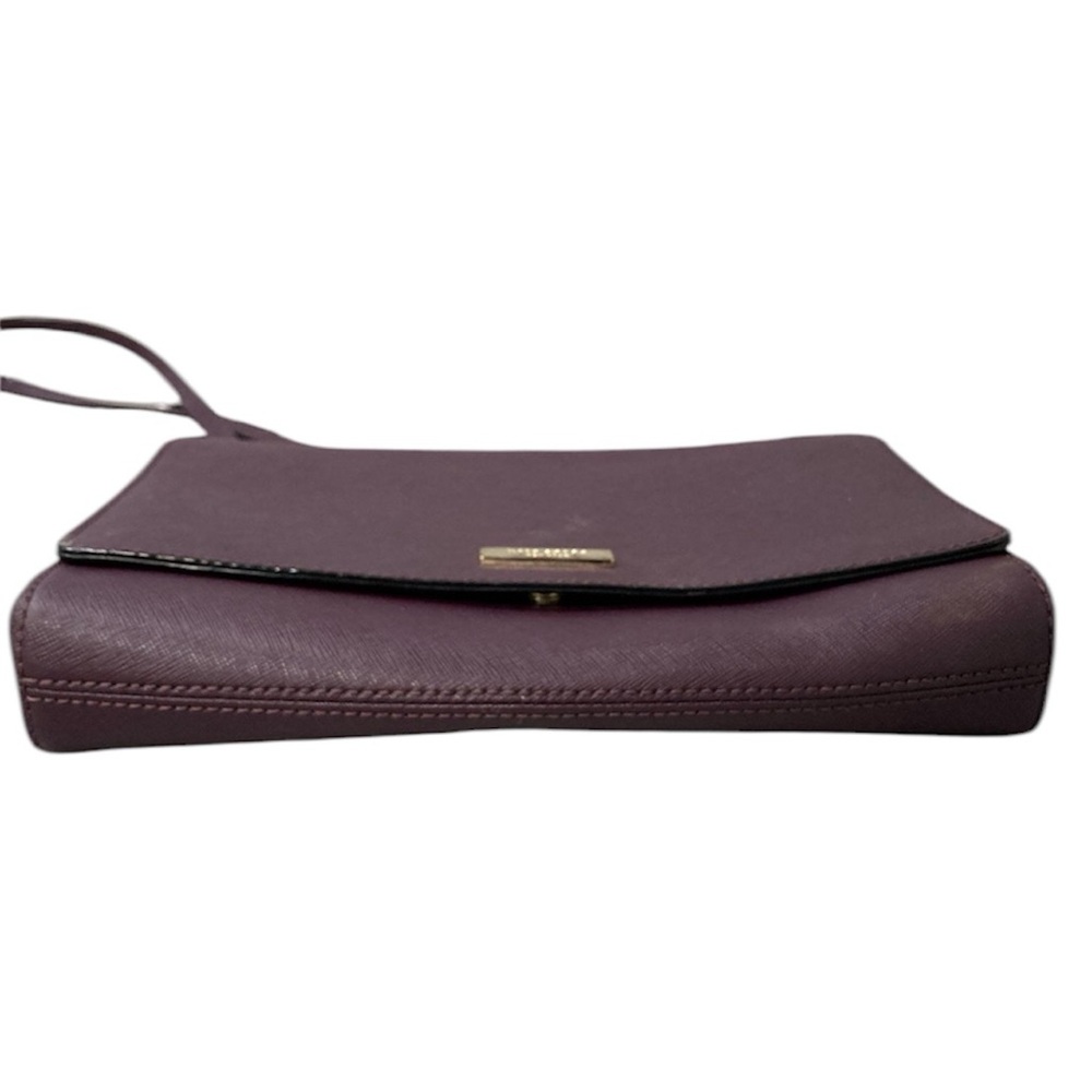 Kate Spade Purple Crossbody Clutch Chain Purse - Picture 4 of 8